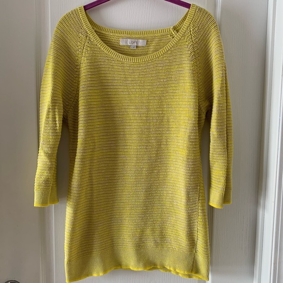 Ann Taylor Loft open knit leggings sweater - Picture 1 of 6